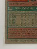 George Brett 1975 Topps Baseball ROOKIE Card (Hall of Famer)