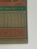 George Brett 1975 Topps Baseball ROOKIE Card (Hall of Famer)