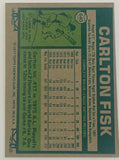 Carlton Fisk 1977 Topps Baseball Card RED SOX V1