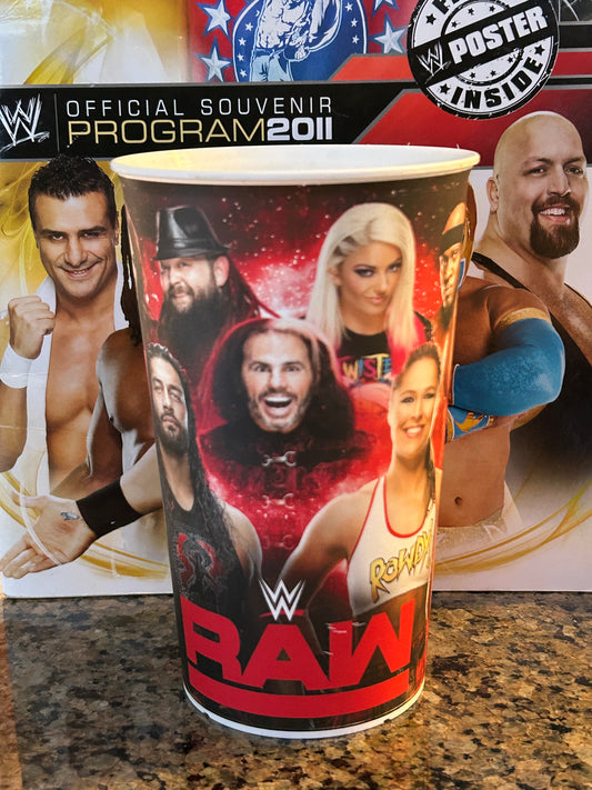 * WWE RAW Official Collectibles Cup (Reigns, Balor, Wyatt, Rollins & more)