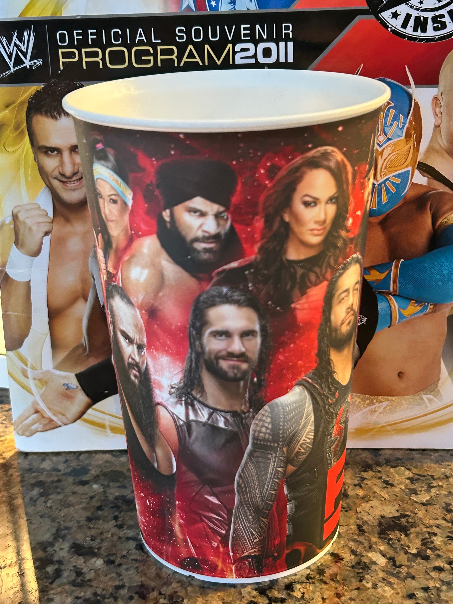 * WWE RAW Official Collectibles Cup (Reigns, Balor, Wyatt, Rollins & more)