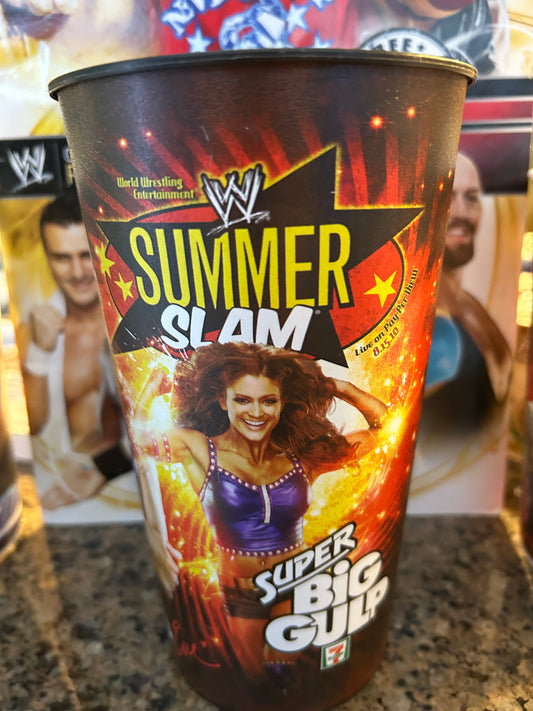 * WWE EVE 7 Eleven Summer Slam Super Big Gulp Official Collectibles Cup