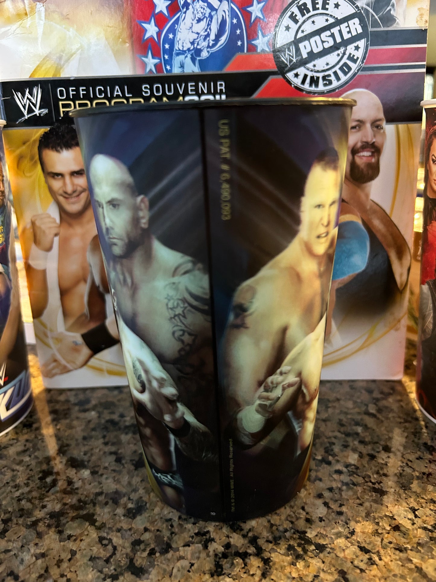 * WWE Wrestlemania 30 Official Collectibles Cup (Lesnar, Triple H, Hulk Hogan, Cena & more)