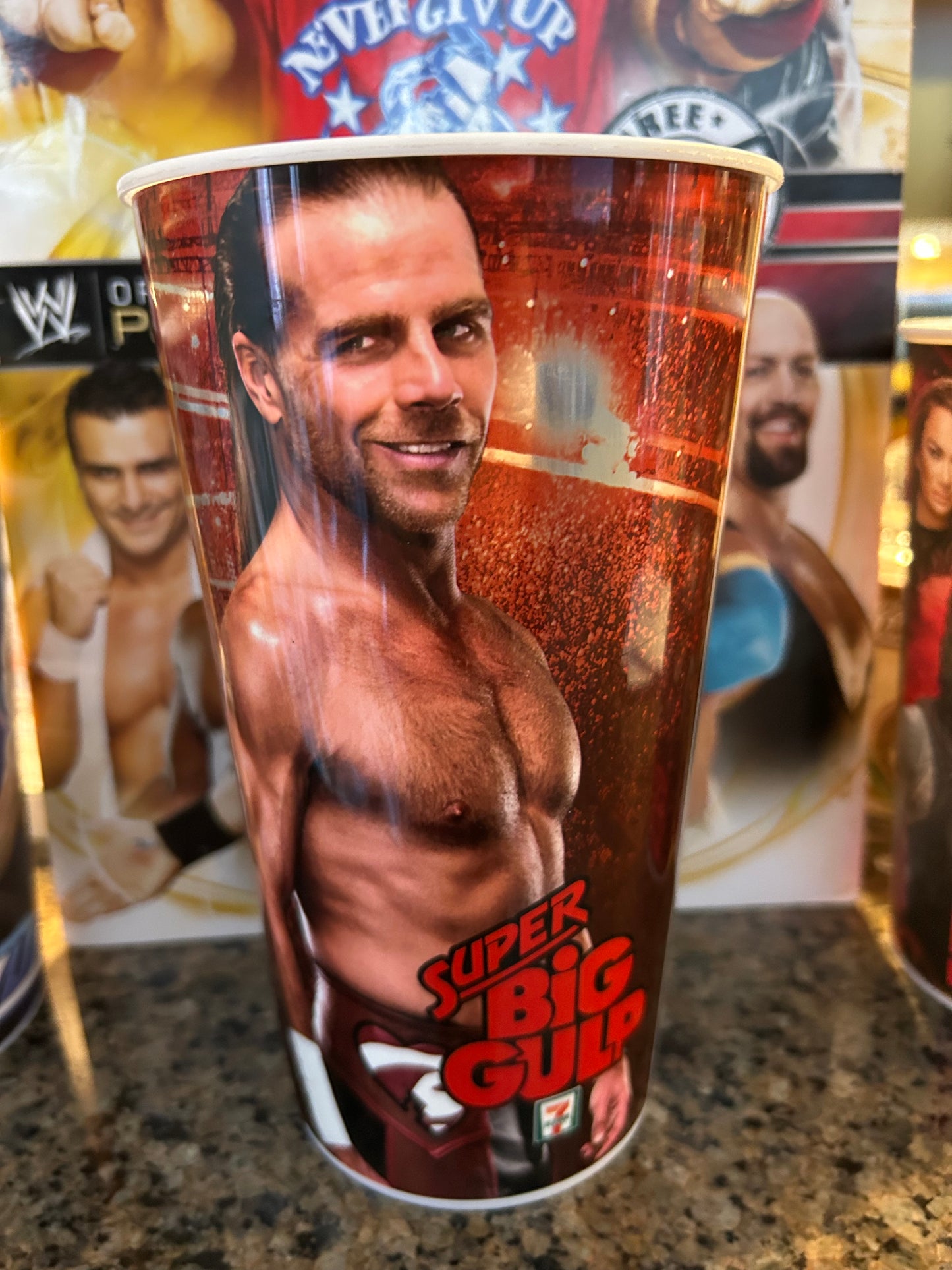 * WWE Shawn Michaels 7 Eleven Super Big Gulp Official Collectibles Cup