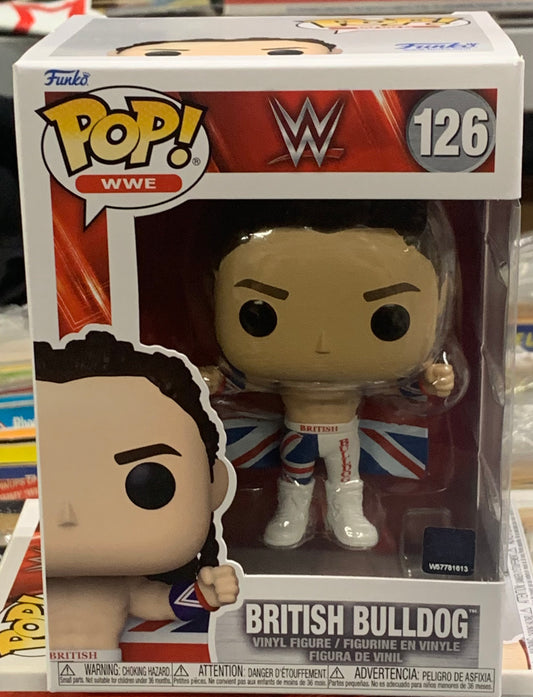 British Bulldog WWE Funko Pop #126