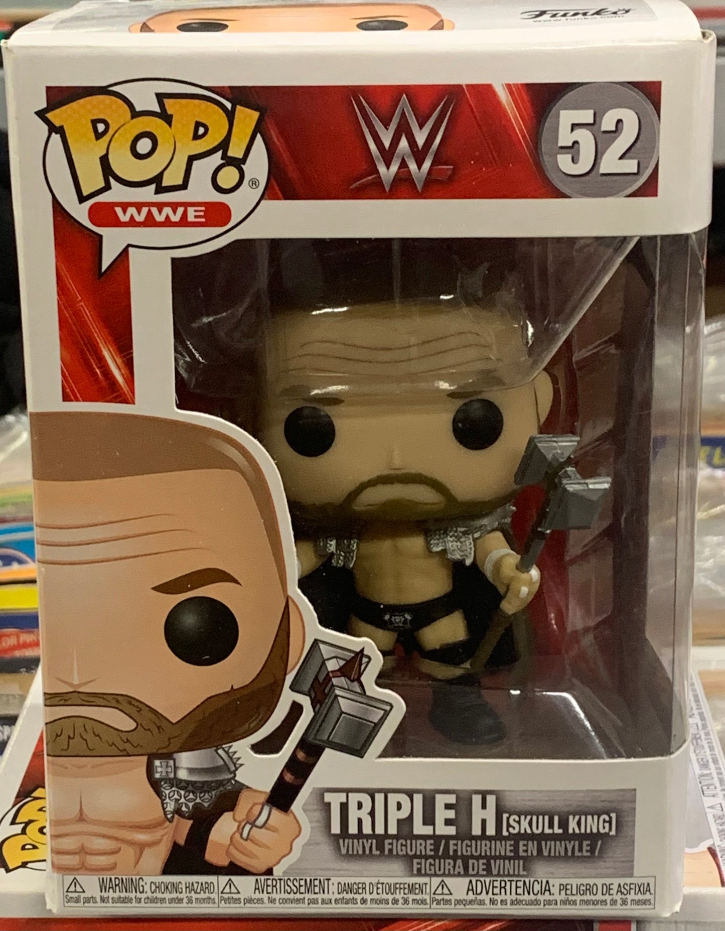 Triple H WWE Funko Pop #52 Skull King