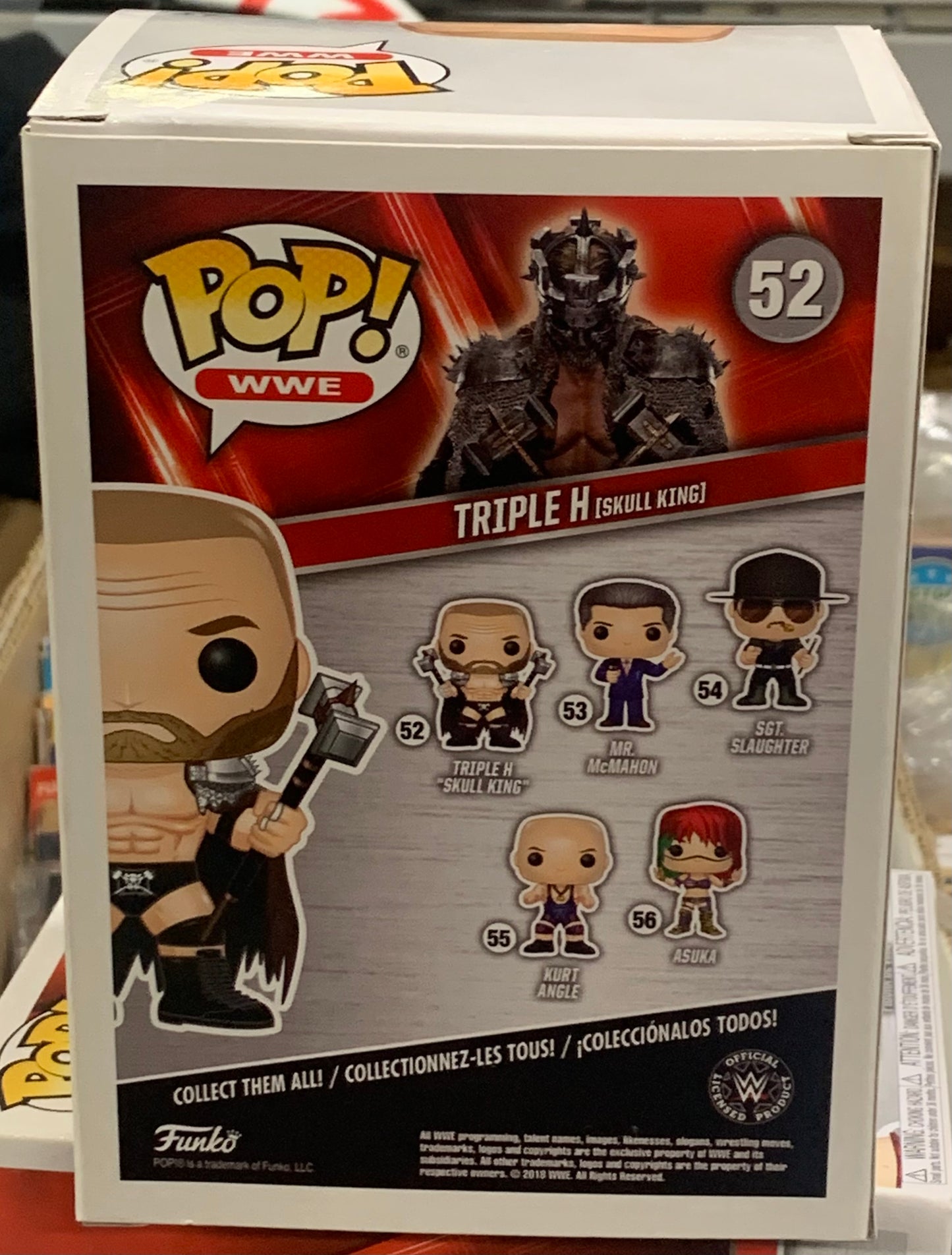 Triple H WWE Funko Pop #52 Skull King