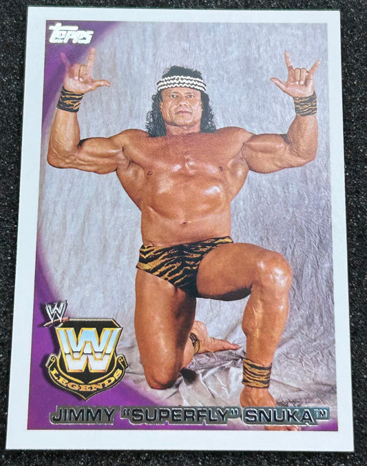 * Superfly Jimmy Snuka 2010 WWE Topps Card