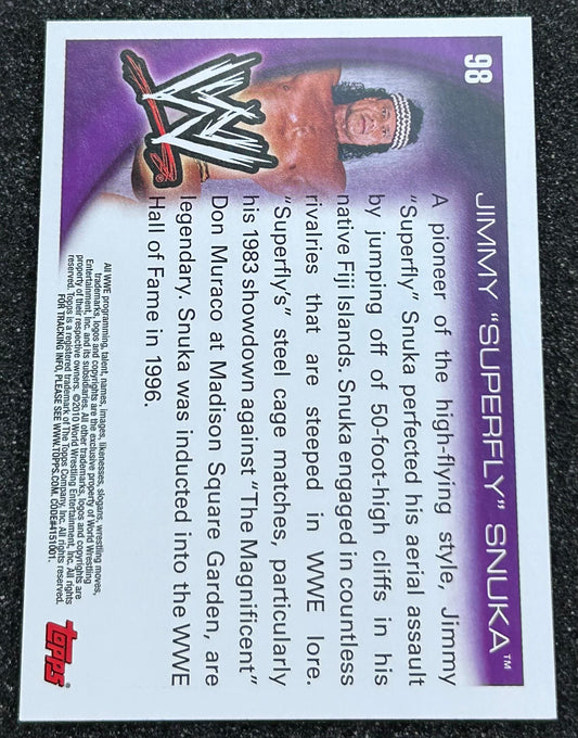 * Superfly Jimmy Snuka 2010 WWE Topps Card