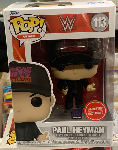 Paul Heyman WWE ECW Funko Pop Gamestop Exclusive #113