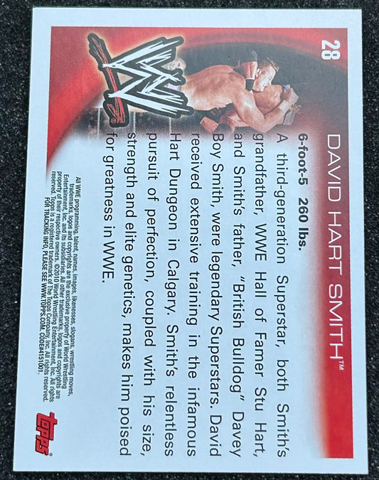 * David Hart Smith WWE 2010 Topps Card