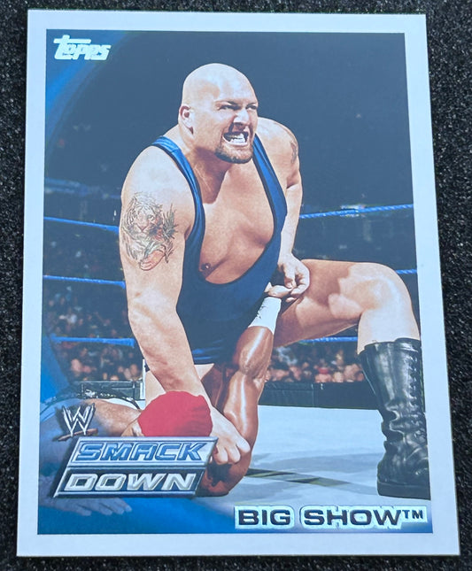 * Big Show WWE 2010 Topps Card
