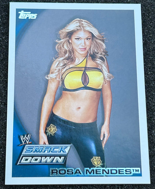 * Rosa Mendes WWE 2010 Topps Card