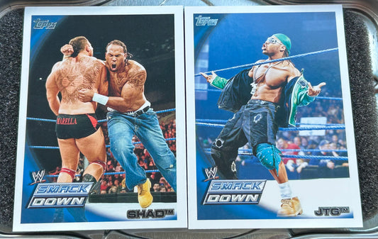 * Cryme Time (Shad & JTG) 2010 WWE Topps Cards