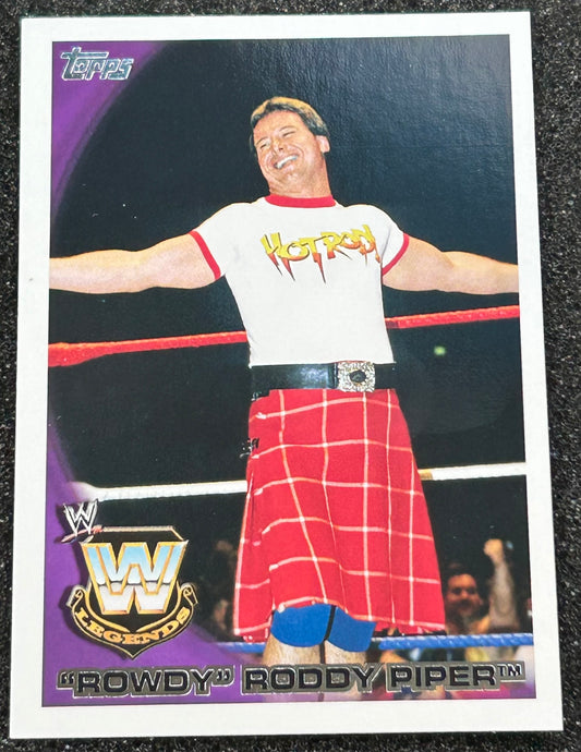 * Rowdy Roddy Piper 2010 WWE Topps Card