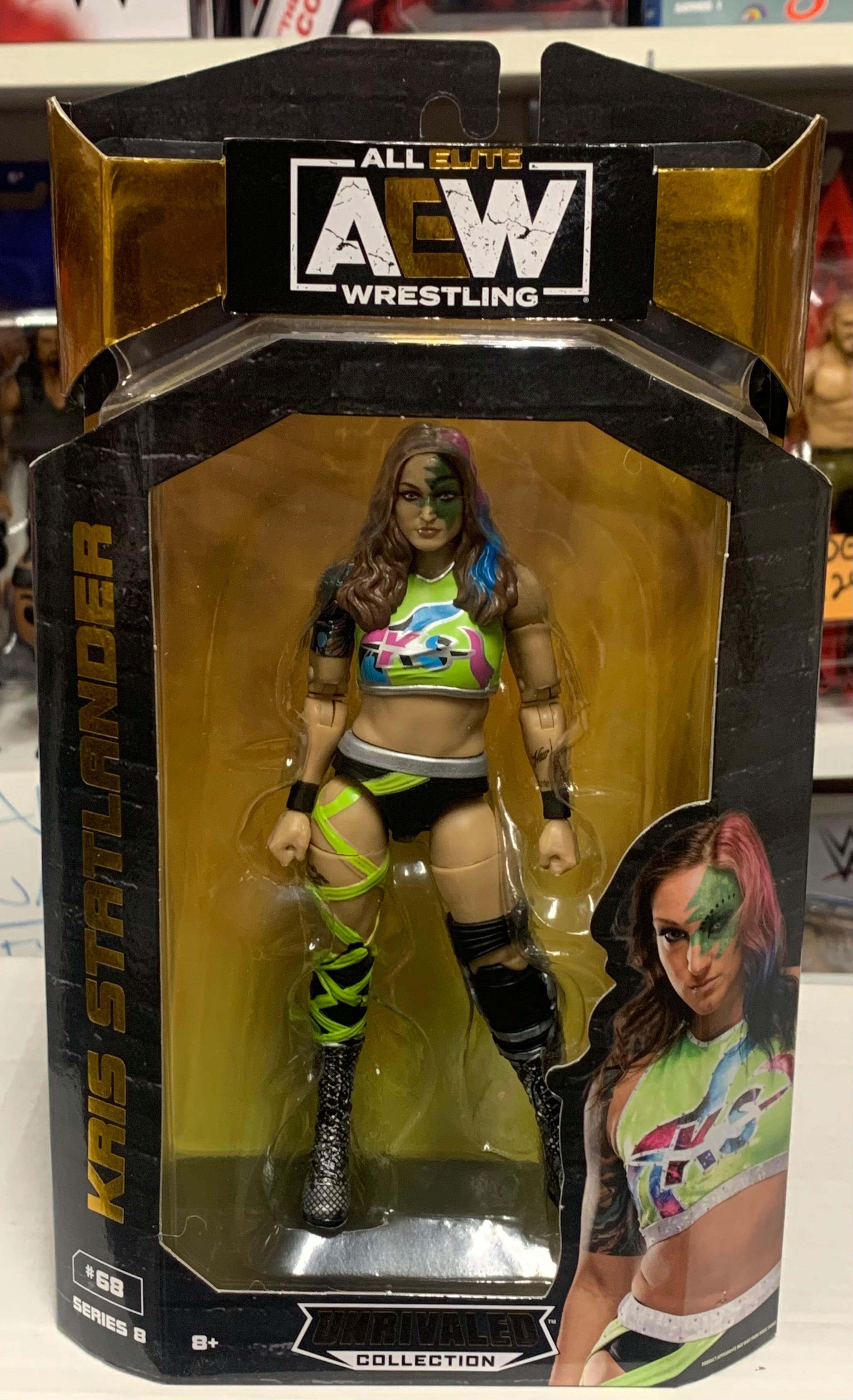 WWE Divas Wrestler Mattel Action Figures Loose Lot of 8 w
