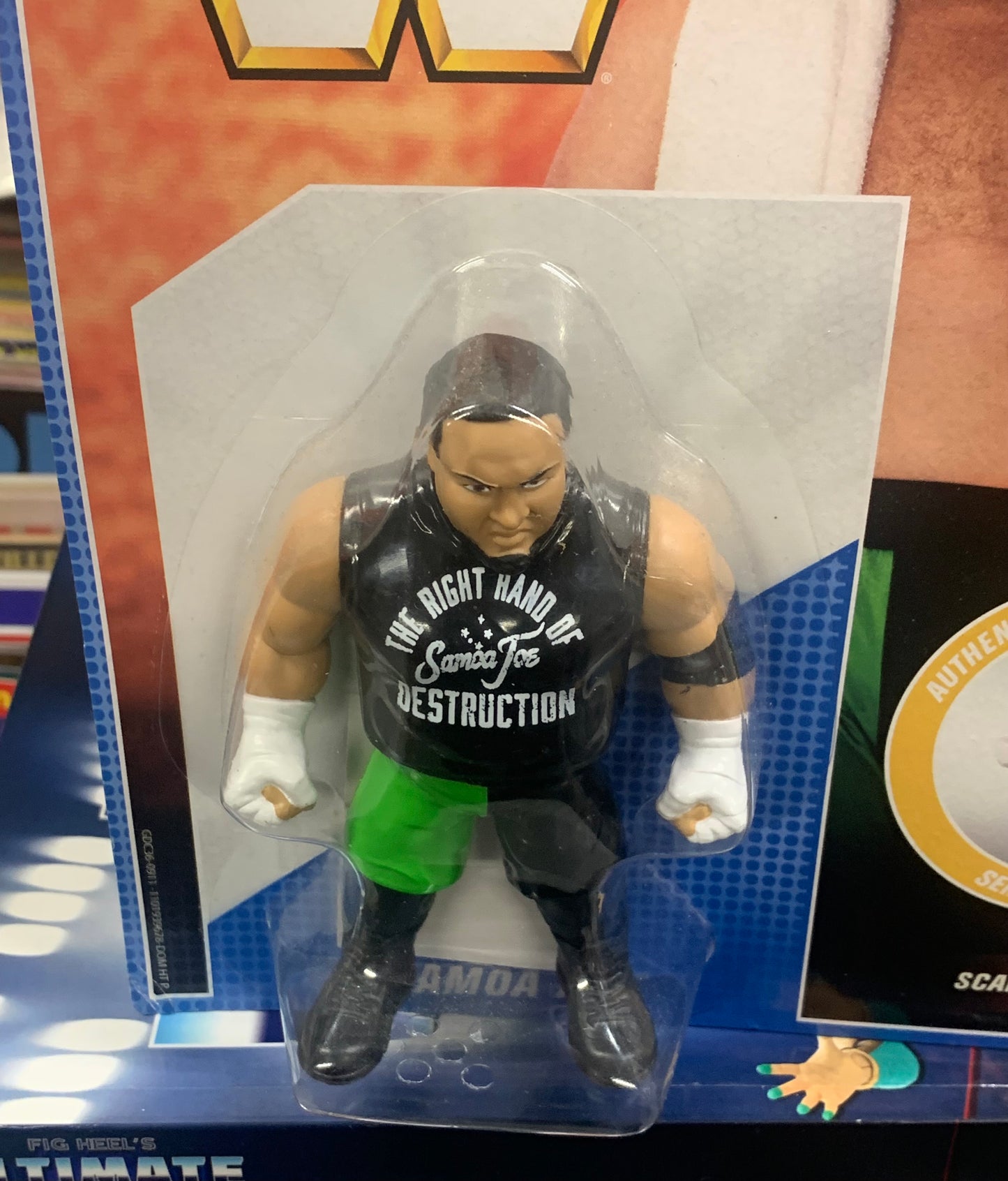 Samoa Joe WWE Mattel Retro Action Figure (Sealed, Brand New)
