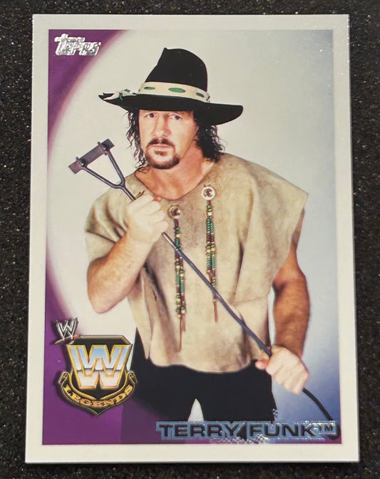 * Terry Funk 2010 WWE Topps Card