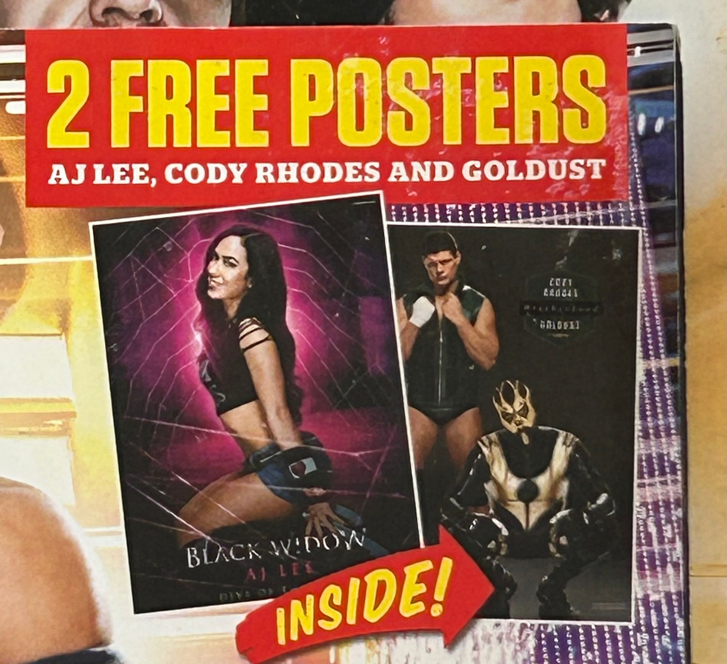* WWE Magazine January 2014 (2 Free Posters, AJ Lee, Cody & Goldust)