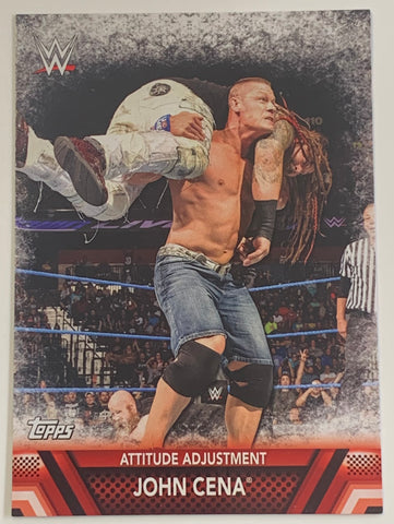 John Cena 2017 WWE Topps “Attitude Adjustment” Insert Card