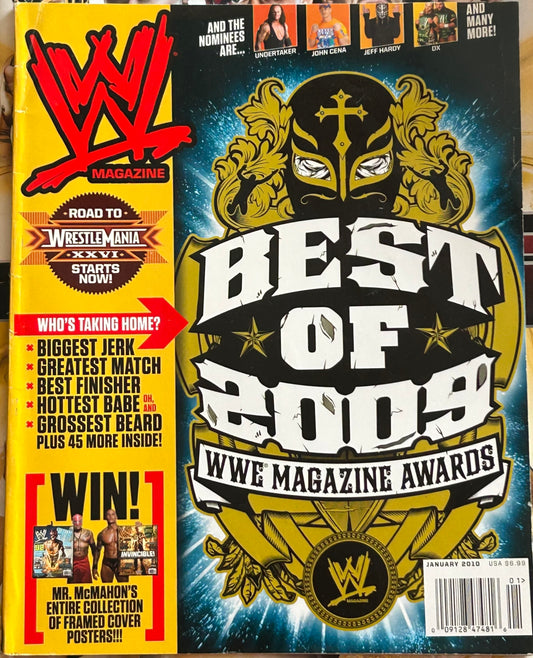 * WWE Magazine January 2010 (Best of 2009 WWE Magazine Awards)