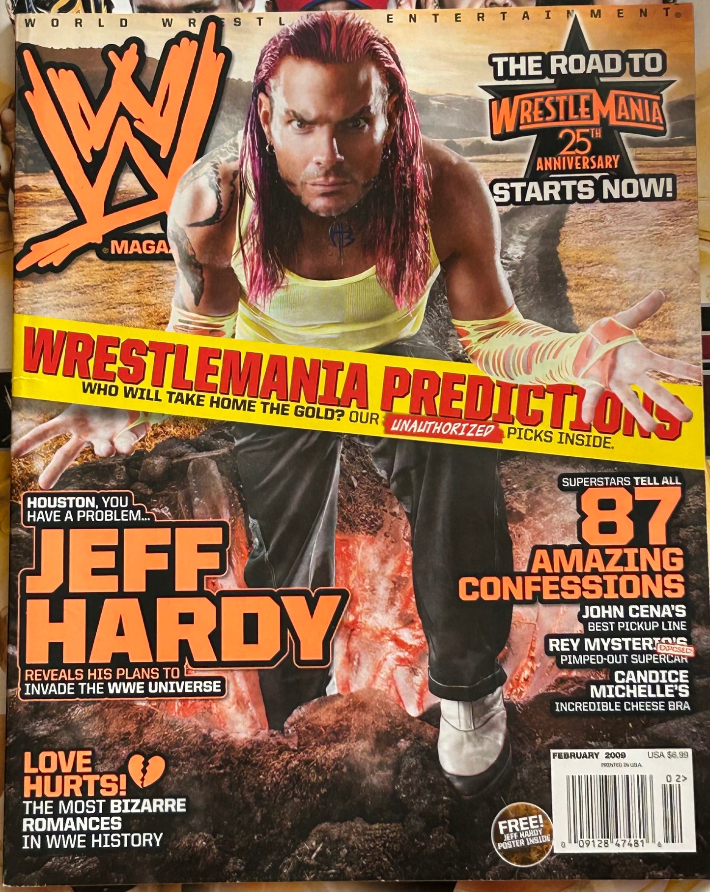 * WWE Magazine February 2009 (JEFF HARDY)
