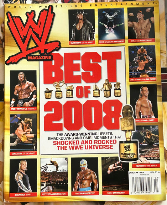 * WWE Magazine Jan 2009 “Best of 2008” (Jeff Hardy, Triple H & so much more)