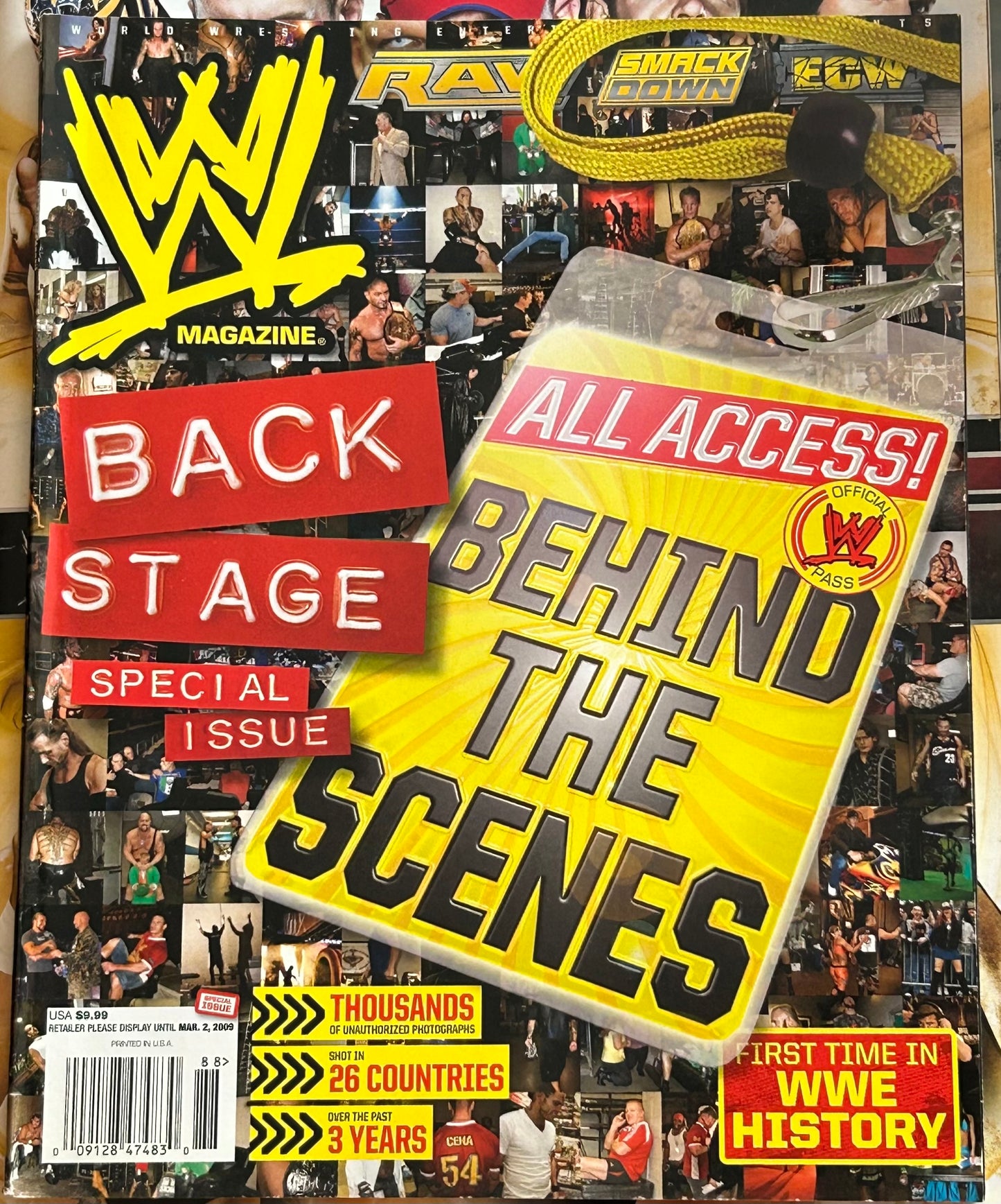 * WWE Magazine “All Access, Behind The Scenes” 2009