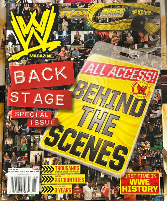 * WWE Magazine “All Access, Behind The Scenes” 2009