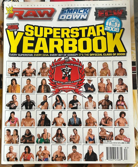 * WWE Magazine “2008 Superstar Yearbook” (Cena, Jeff Hardy, Undertaker & more)