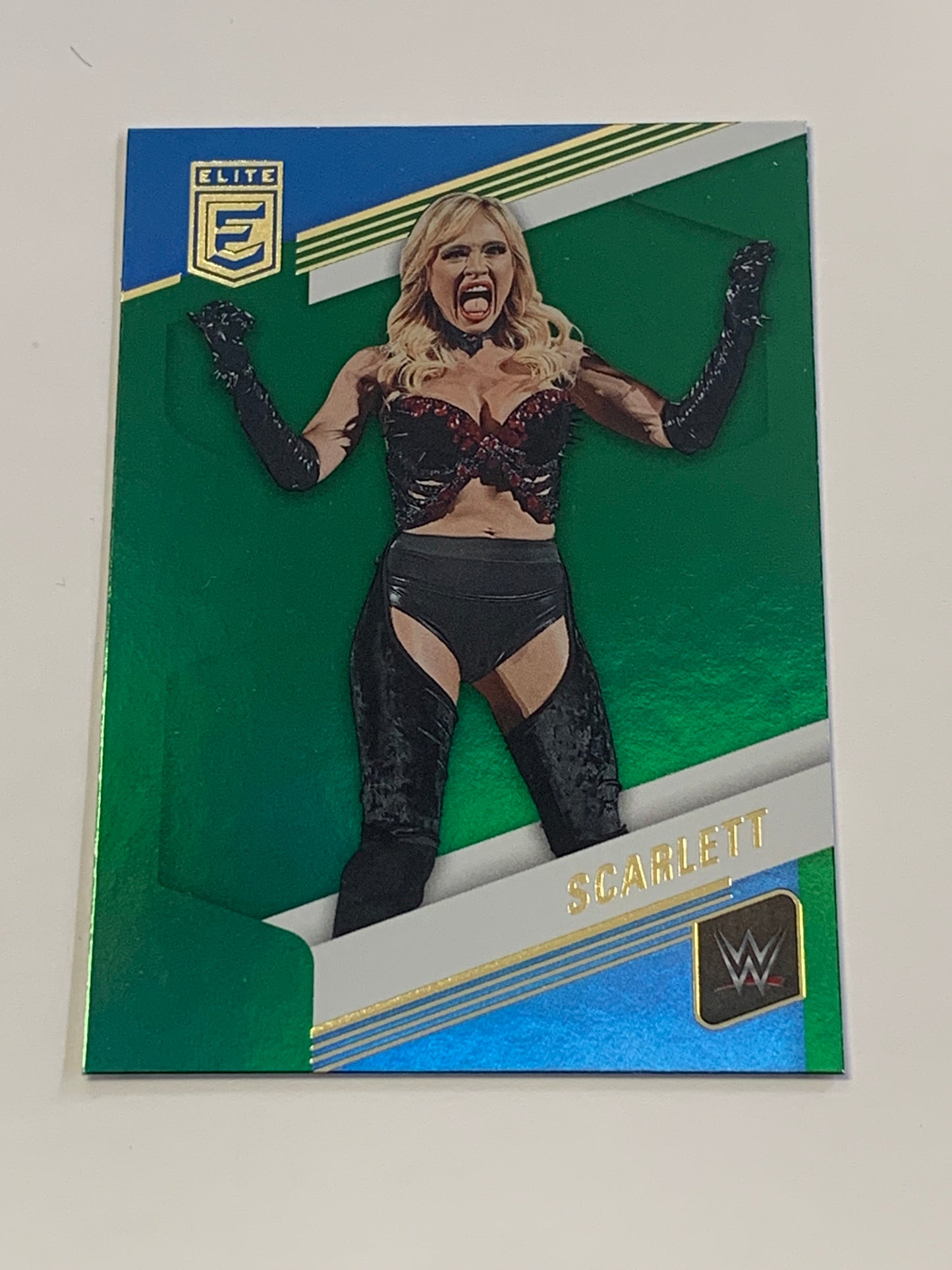 Scarlett 2023 WWE Donruss Elite Green Parallel Card