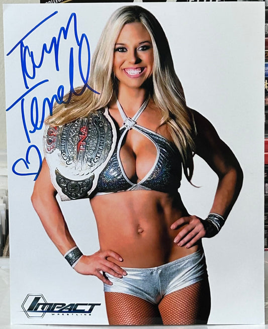 Taryn Terrell Signed 8x10 Color Photo TNA (Comes w/COA)