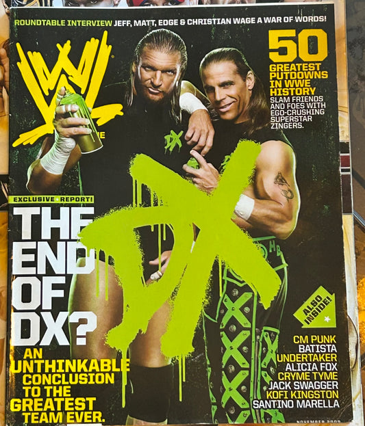 * WWE Magazine November 2009 (DX Triple H, Shawn Michaels)