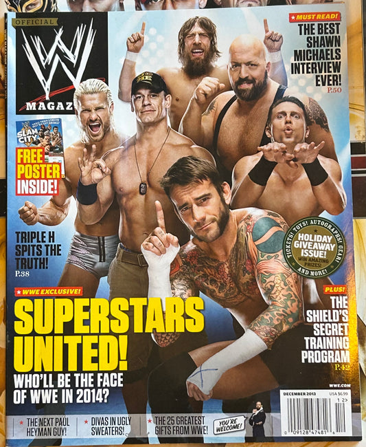* WWE Magazine December 2013 (CM Punk, Cena, Miz & more)