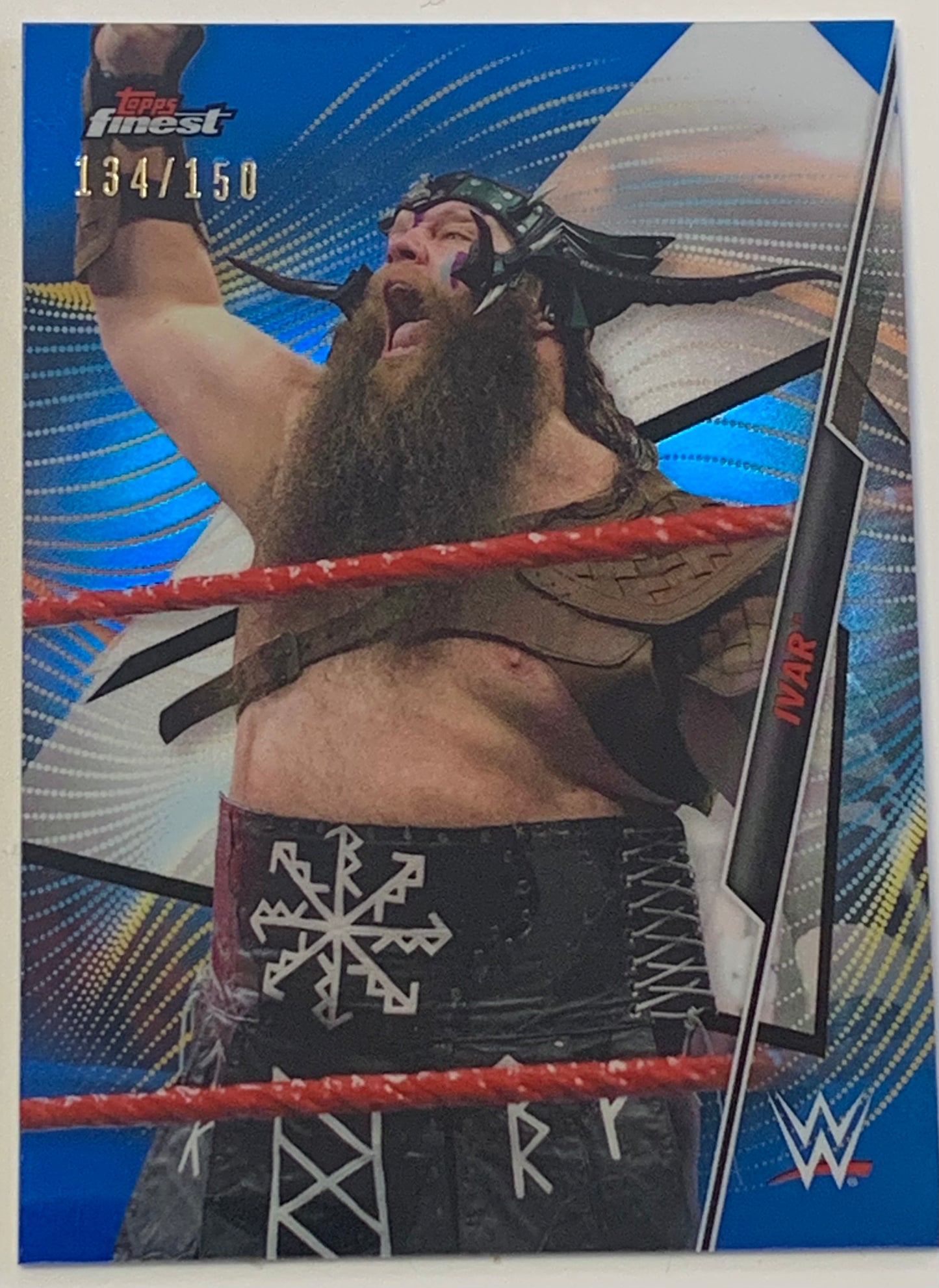 Ivar (Viking Raiders) 2020 Topps Finest Blue Refractor #134/150