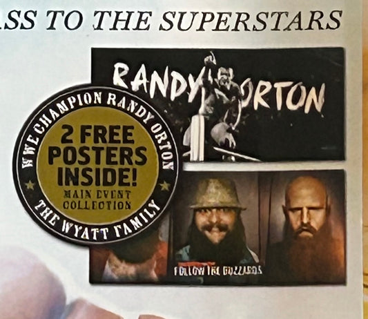 * WWE Magazine October 2013 (2 Posters Inside Wyatt Family, Randy Orton)