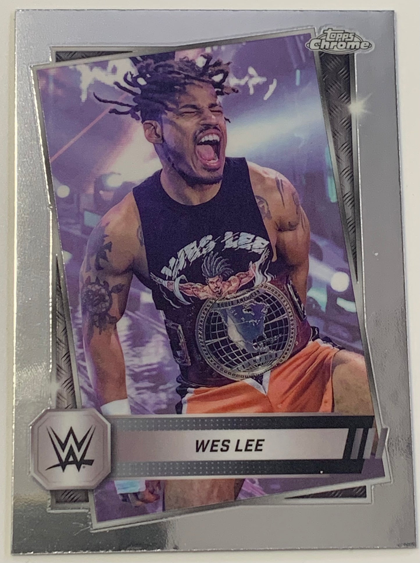 Wes Lee 2025 WWE Topps Chrome Card