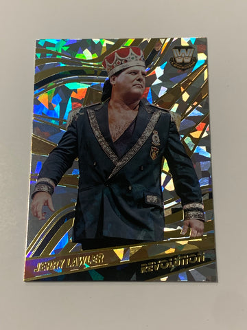 “The King” Jerry Lawler 2022 WWE Revolution “Fractal” Card WWE Hall of Fame