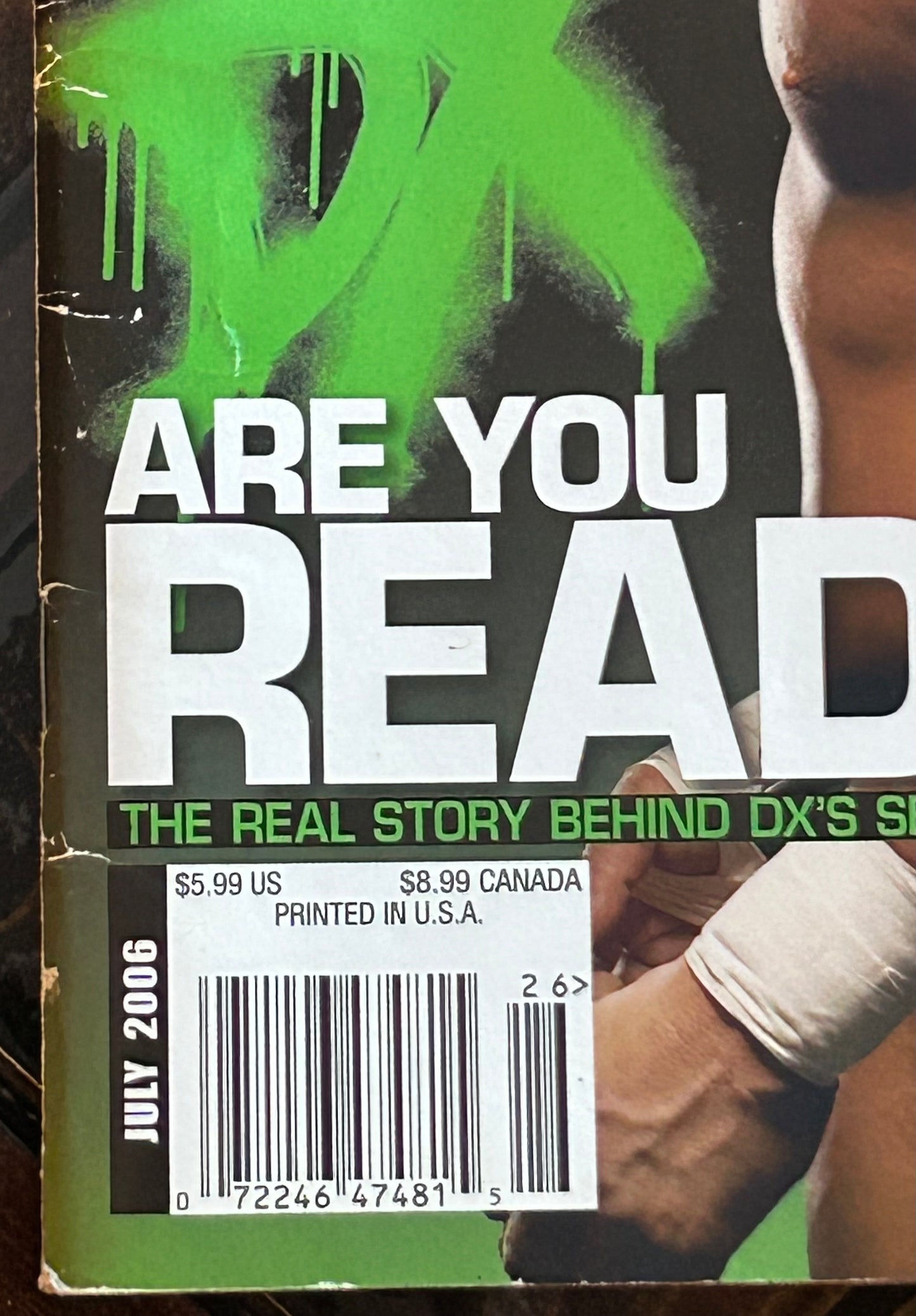 * WWE RAW Magazine July 2006 (DX, Triple H & Shawn Michaels)