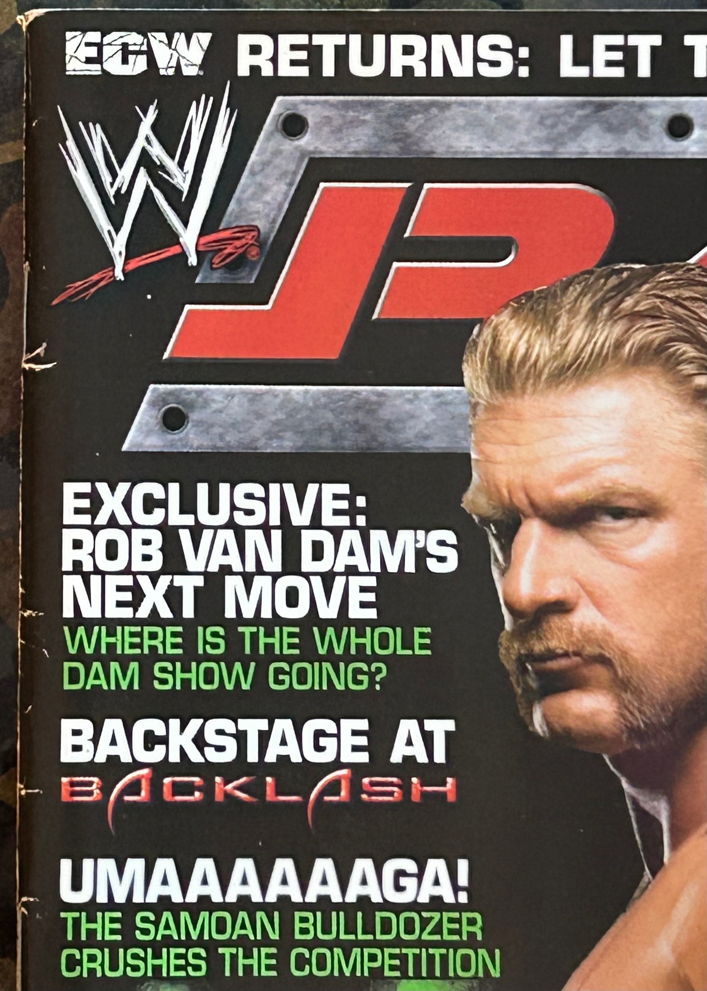 * WWE RAW Magazine July 2006 (DX, Triple H & Shawn Michaels)