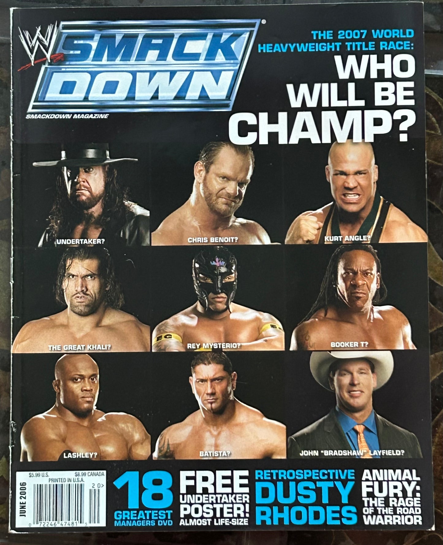 * WWE Smackdown Magazine June 2006 (No Poster Inside)