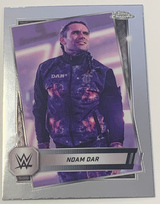 Noam Dar 2025 WWE Topps Chrome Card