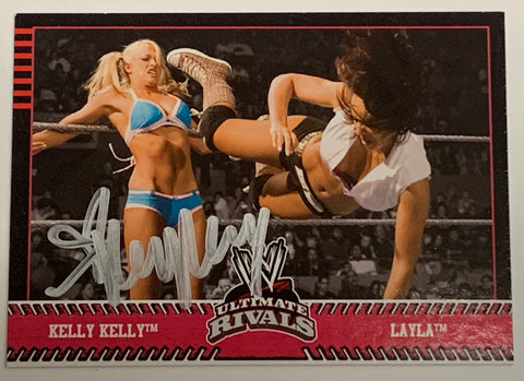 Kelly Kelly SIGNED 2008 WWE Topps “Ultimate Rivals” Card (Comes w/COA)