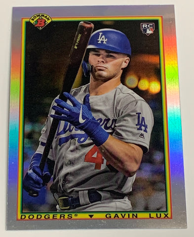 Gavin Lux 2020 Bowman Chrome Rookie Card DODGERS