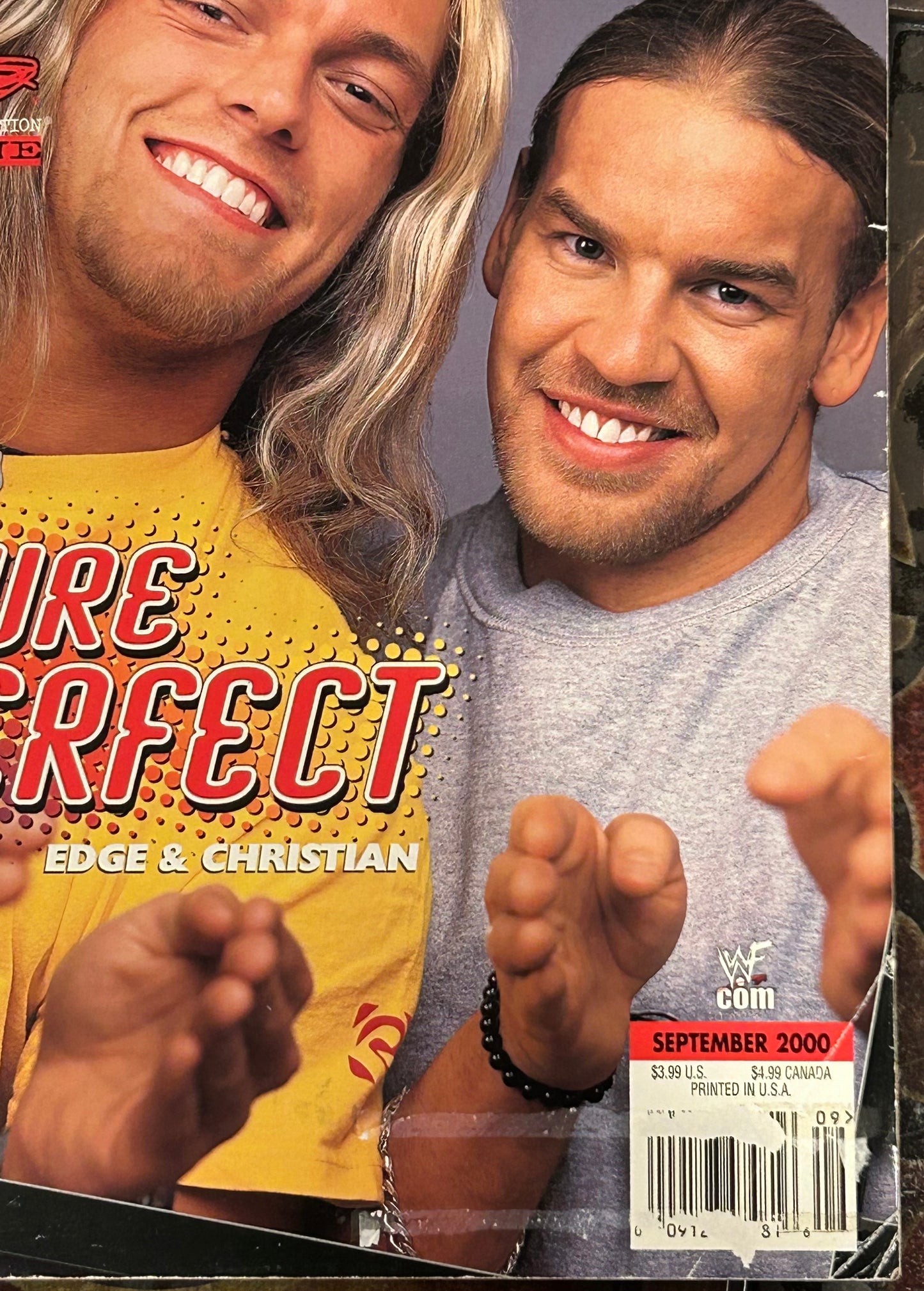 * WWE Magazine Sept 2000 (Trish, Albert & Test Pullout Poster Inside)