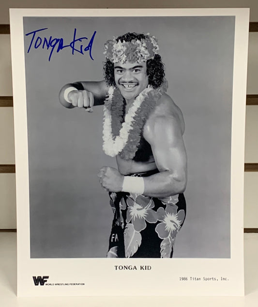 The Tonga Kid Signed 8x10 Photo (Comes w/ COA)
