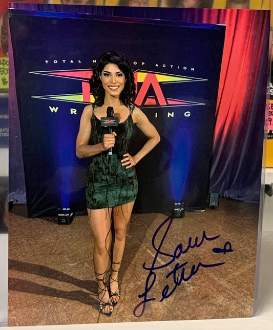 Sam Leterna Signed 8x10 Color Photo MLW TNA (Comes w/COA)!!!