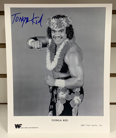 The Tonga Kid Signed 8x10 Color Photo (Comes w/ COA)