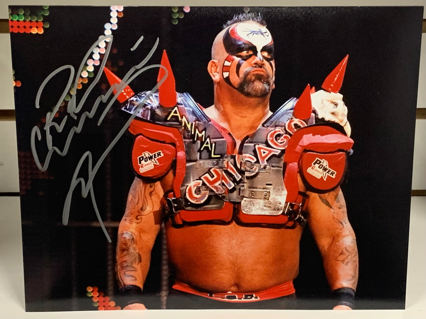 Road Warrior Animal signed 8x10 Color Photo COA