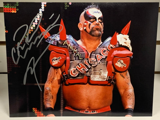 Road Warrior Animal signed 8x10 Color Photo COA